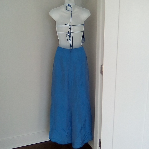 Vintage 90s Formal Maxi Skirt And Halter Top Set - Picture 6 of 16